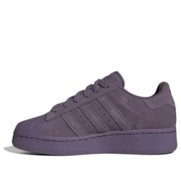 Adidas Superstar XLG Low Womens Shoes Purple IG2971 near new condition - Picture 4 of 11